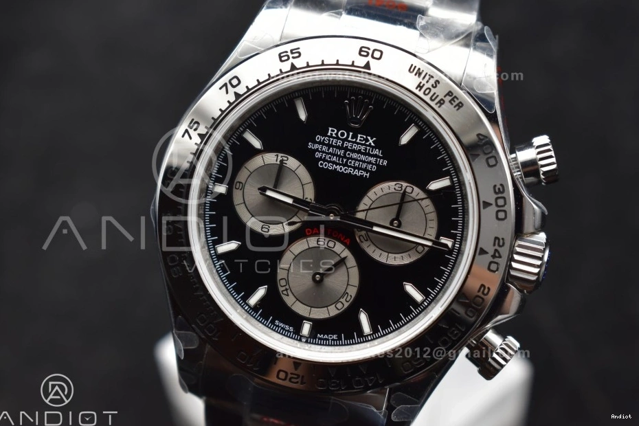 QF 1:1 on Edition Best Dial SS 126509 Daytona Black Silver SH4131 Bracelet V5 0522